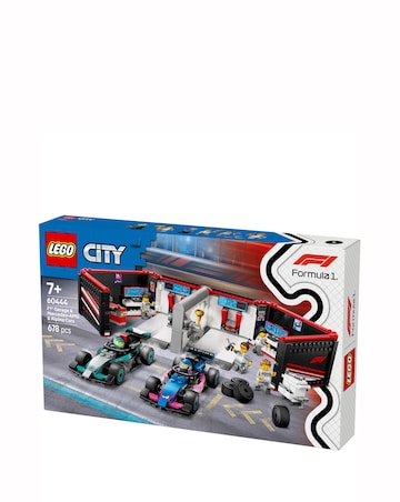 LEGO City F1 Garage & Mercedes-AMG & Alpine Cars Set 60444