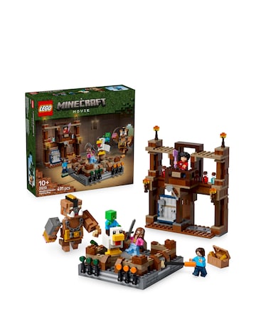 LEGO Minecraft Woodland Mansion Fighting Ring Gamer Toy with Mob Figures 21272