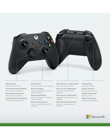 Xbox Wireless Controller Carbon Black V2