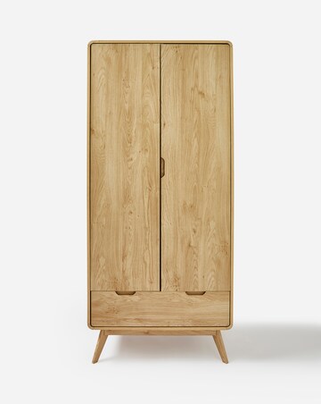 Oslo 2 Door 1 Drawer Wardrobe