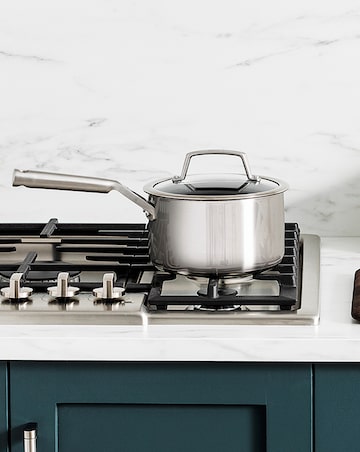 Ninja Foodi ZEROSTICK Stainless Steel 3-Piece Pan Set 16,18,20 CM