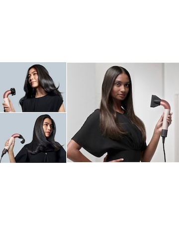 Dyson Supersonic Straight+Wavy Hair Dryer, Ceramic Pink