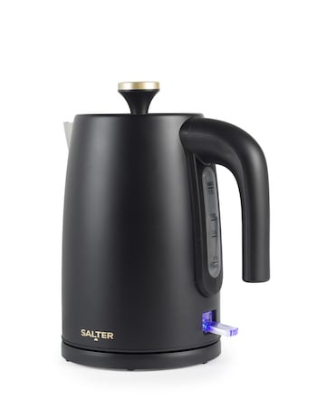 Salter Alchemy Black Kettle, Toaster & Canister Bundle