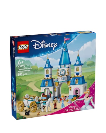 LEGO Disney Princess Cinderella's Castle & Horse Carriage 43275