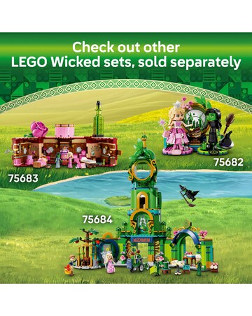 LEGO Wicked Glinda, Elphaba & Nessarose at Shiz University Building Set 75681