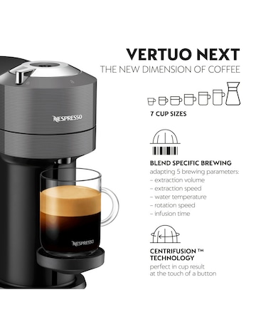 Nespresso Vertuo Next Coffee Machine with Milk Frother