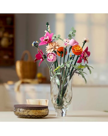 LEGO Botanicals Pretty Pink Flower Bouquet Floral Decor, Building Kit 10342