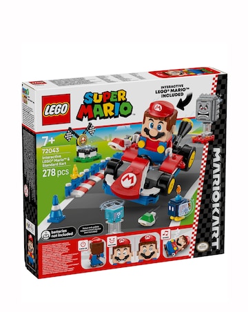 LEGO Super Mario: Mario Kart Interactive LEGO Mario & Standard Kart Toy 72043