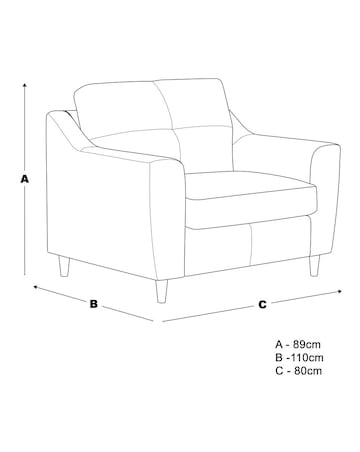 Baxter Fabric Snuggler Chair