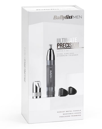 BaByliss 7066U Super-X Metal Series Nose, Ear and Eyebrow Trimmer