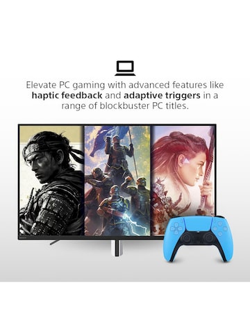 PS5 DualSense Controller - Starlight Blue