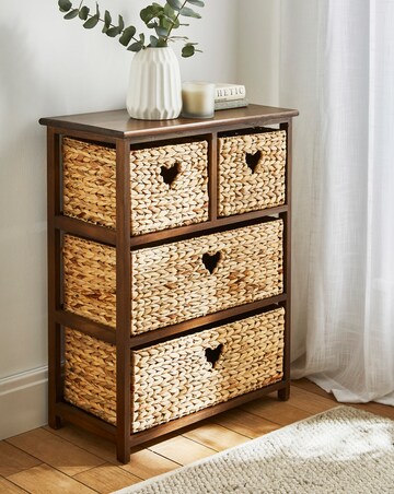 Hyacinth Hearts 2+2 Drawer unit