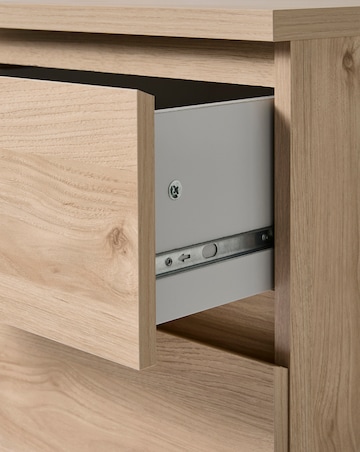 Clayton 3 Drawer Bedside Table