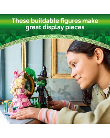 LEGO Wicked Elphaba & Glinda Figures Fantasy Toy Construction Playset 75682
