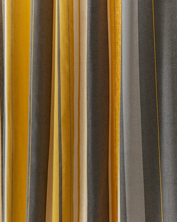 Fusion Whitworth Stripe Eyelet Curtains