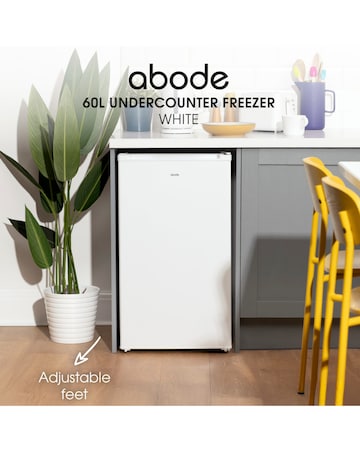 Abode A85UCFZ482E1W 50cm Undercounter Freezer - White