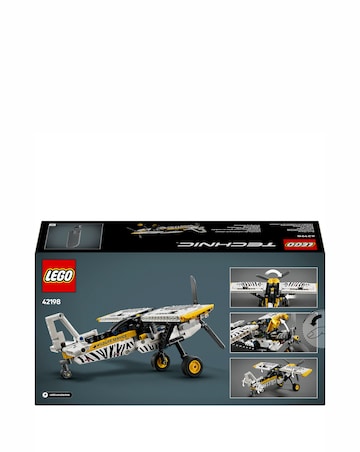LEGO Technic Bush Plane Aircraft Toy, Airplane Model, Engineering Vehicle 42198
