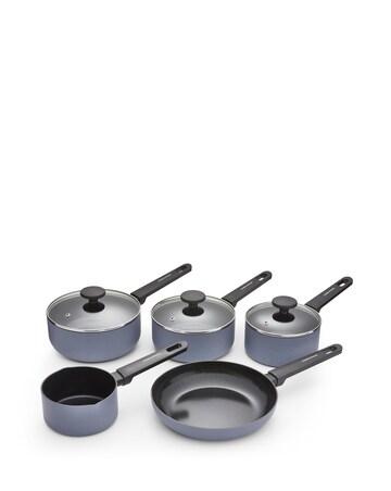 Morphy Richards Recycled Aluminium Grey 5 Piece Pan Set