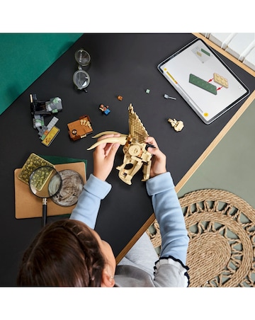 LEGO Jurassic World Dinosaur Fossils: Triceratops Skull Model Playset 76969