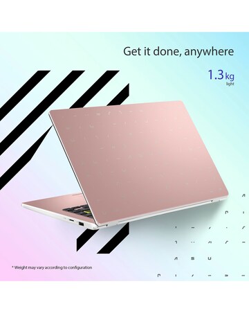 ASUS E410 14in FHD Intel Celeron 4GB 128GB Laptop - Pink