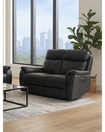 Aspire Kingsmere Leather Power Recliner 2 Seater