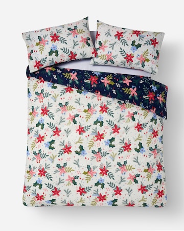Noelle Christmas Floral Duvet Cover Set