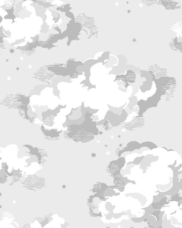 Cath Kidston Silver Linings Neutral Wallpaper