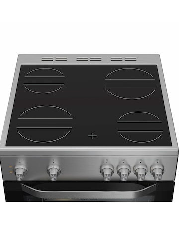 Hotpoint H6V5KMX/UK 60cm Electric Single Cooker with Multiflow - Stainless Steel