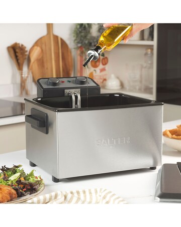 Salter Stainless Steel 5L Deep Fat Fryer
