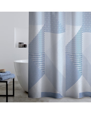 Catherine Lansfield Larsson Geo Shower Curtain