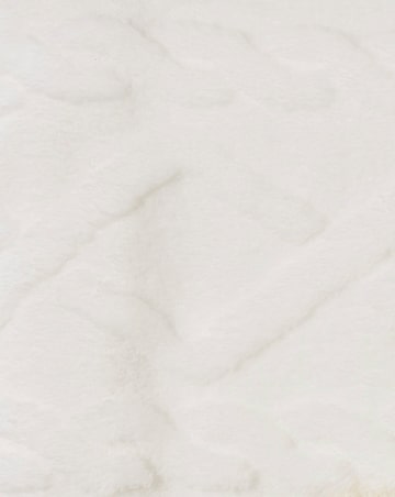 Tufted Cable Knit Fleece Throw with Sherpa Border