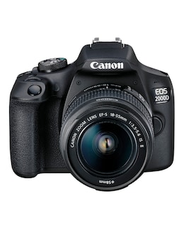 Canon EOS 2000D SLR Camera with EF-S 18-55mm IS II Lens
