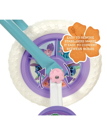 Disney Stitch 2 in 1 10 Inch Training Bike