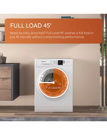 Hotpoint NSWM 1046 BS UK 10kg, 1400rpm, Washing Machine - Silver + Installation