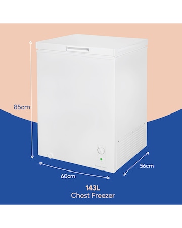 Russell Hobbs RH142CF0E1W 143L Chest Freezer - White - E Rated