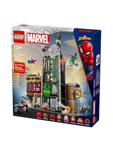 LEGO Marvel Spider-Man vs. Oscorp, Kids' Super Hero Building Kit Gift 76324