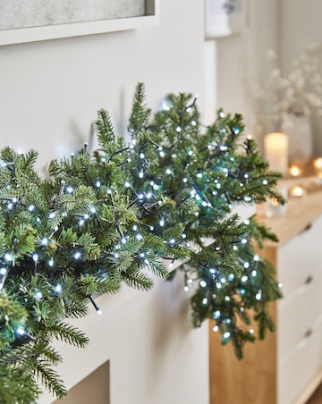 Cool White LED Battery Christmas String Lights