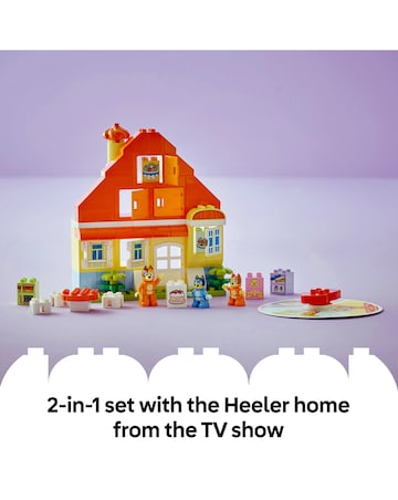 LEGO DUPLO Bluey: Bluey's Family House with Memory Game 10459