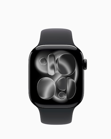 Apple Watch Series 11 GPS 42mm - Jet Black Aluminium/Black Sport Band - M/L