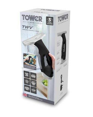Tower Platinum TWV10 Cordless Window Vacuum Cleaner