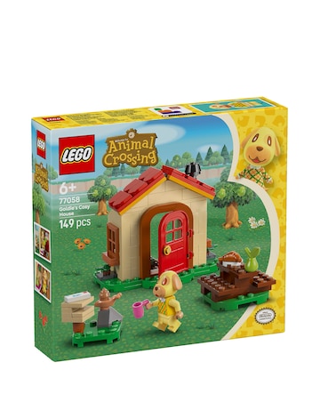 LEGO Animal Crossing Goldie's Cosy House Building Playset 77058