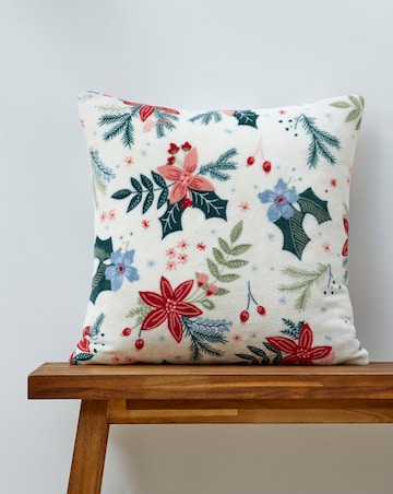 Noelle Christmas Floral Cushion