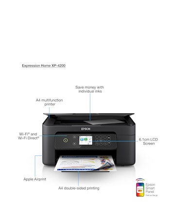 Epson Expression Home XP-4200 Wi-Fi 3in1 Inkjet Printer