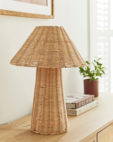 Natural Rattan Lamp