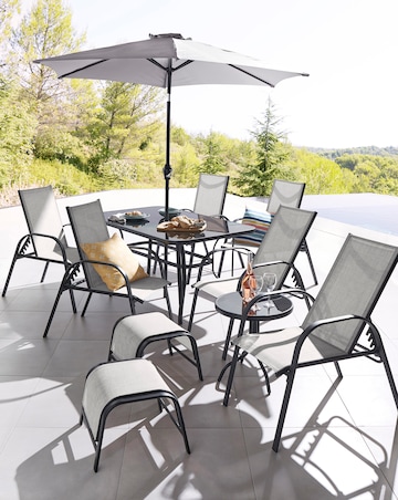 Malaga 11 Piece Dining & Lounge Set