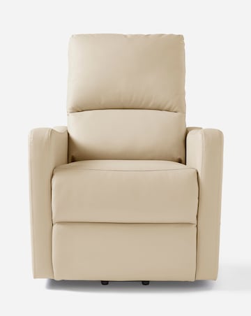 Lincoln Faux Leather Electric Recliner Armchair