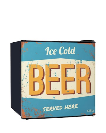 Kuhla KTTF0E6B-1011 Beer Sign Table Top Mini Fridge
