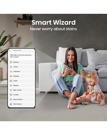 Hisense 5S Series WF5S1245BB 12kg Auto Dosing Washing Machine - Black