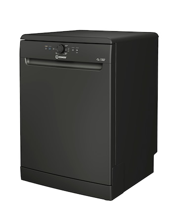 Indesit D2F HK26 B UK Full Size Dishwasher - 14 Place Settings - Black
