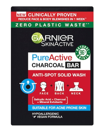 Garnier SkinActive Pure Active Charcoal Bar 100g